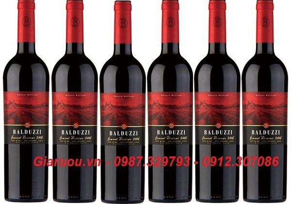 GIÁ RƯỢU VANG CHILE BALDUZZI GRAND RESERVA RẺ NHẤT