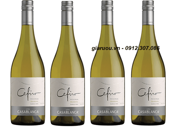 NƠI BÁN VANG GIÁ RẺ - CEFIRO CASABLANCA RESERVA CHARDONNAY