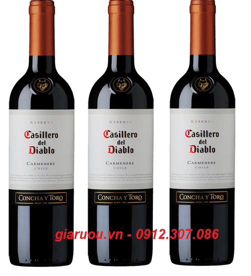 NƠI BÁN VANG CHILE CASILLERO DEL DIABLO CARMENERE UY TÍN