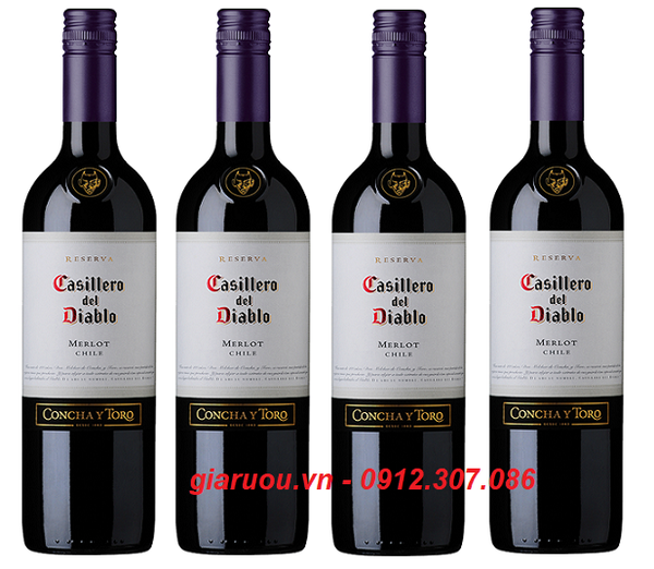 CHUYÊN CUNG CẤP VANG CHILE CASILLERO DEL DIABLO MERLOT GIÁ RẺ NHẤT