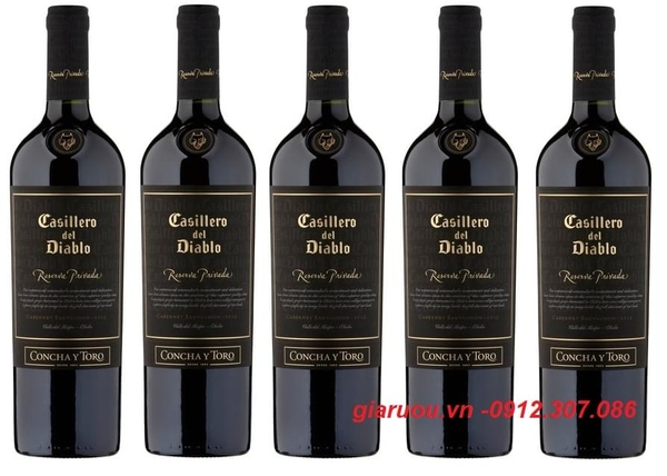 PHÂN PHỐI VANG CONCHA Y TORO CASILLERO DEL DIABLO RESERVA PRIVADA