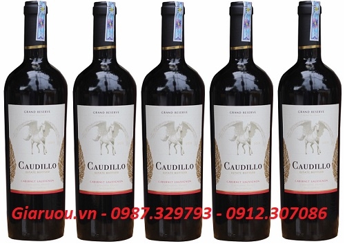 VANG CHILE CAUDILLO GRAN RESERVA CABERNET SAUVIGNON Ở ĐÂU BÁN RẺ NHẤT
