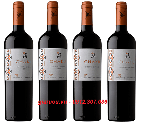 CUNG CẤP VANG CHILE CHAKU CABERNET SAUVIGNON CHÍNH HÃNG