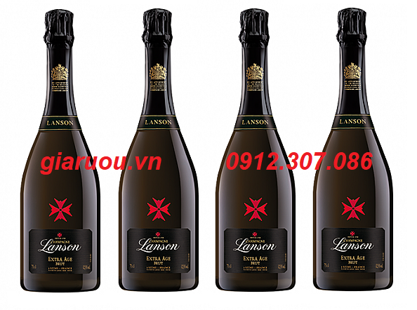 BÁN BUÔN GIÁ TỐT NHẤT - CHAMPAGNE PHÁP LANSON EXTRA AGE BRUT