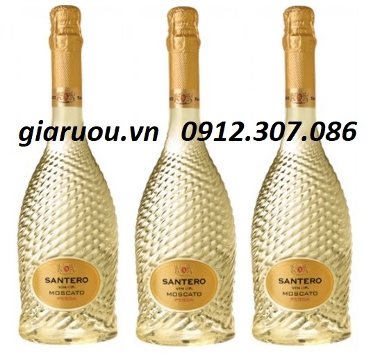 CHAMPAGNE Ý SANTERO MOSCATO UỐNG NGON, GIÁ CỰC TỐT PHỤC VỤ TIỆC