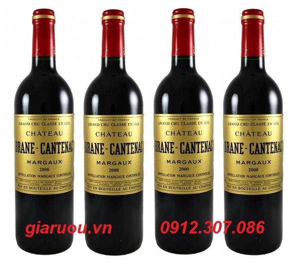 VANG PHÁP CHATEAU BRANE CANTENAC MARGAUX - HÀNG CHẤT GIÁ CỰC TỐT