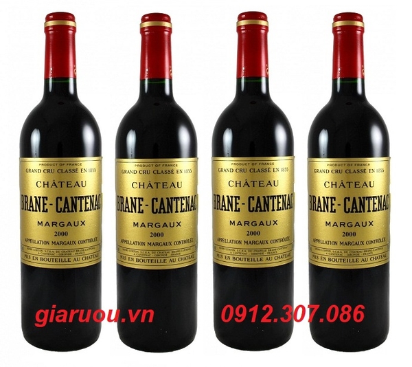 VANG PHÁP ĐẲNG CẤP CHATEAU BRANE CANTENAC MARGAUX - GIARUOU.VN