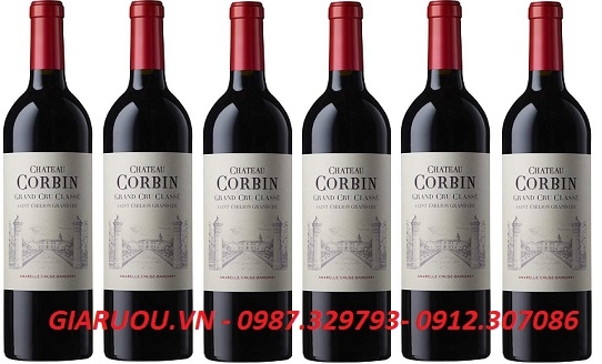 PHÂN PHỐI RƯỢU VANG PHÁP CHATEAU CORBIN GRAND CRU CLASSE GIÁ CỰC TỐT