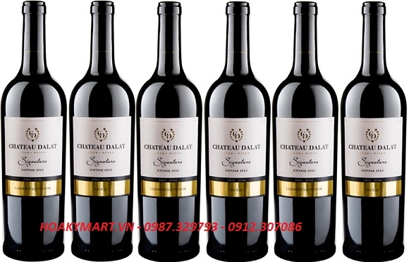 BÁN BUÔN GIÁ RẺ VANG CHATEAU DALAT SIGNATURE TẠI HÀ NỘI