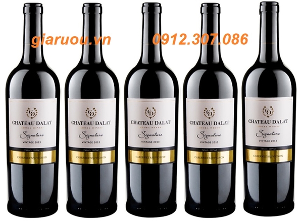 PHÂN PHỐI VANG CHATEAU DALAT SIGNATURE GIÁ RẺ NHẤT MIỀN BẮC