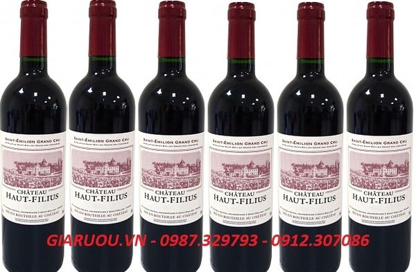 BÁN RƯỢU VANG PHÁP CHATEAU HAUT FILIUS GIÁ CỰC TỐT