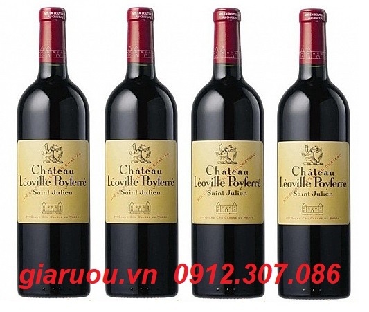 CUNG CẤP VANG PHÁP CHATEAU LEOVILLE POYFERRE SAINT JULIEN GIÁ CỰC RẺ
