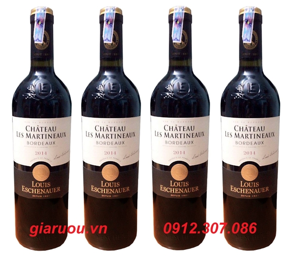 BÁN BUÔN VANG PHÁP GIÁ TỐT NHẤT - CHATEAU LES MARTINEAUX BORDEAUX