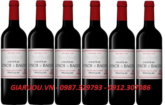 GIÁ TỐT: 6Đ- VANG PHÁP CHATEAU LYNCH BAGES PAUILLAC GRAND CRU CLASSE