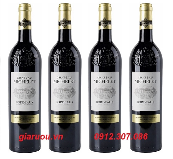 BÁN VANG PHÁP CHATEAU MICHELET BORDEAUX CHÍNH HÃNG GIÁ RẺ NHẤT