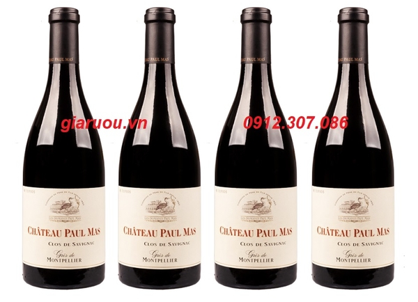 CUNG CẤP VANG PHÁP CHATEAU PAUL MAS CLOS DE SAVIGNAC GIÁ SIÊU RẺ
