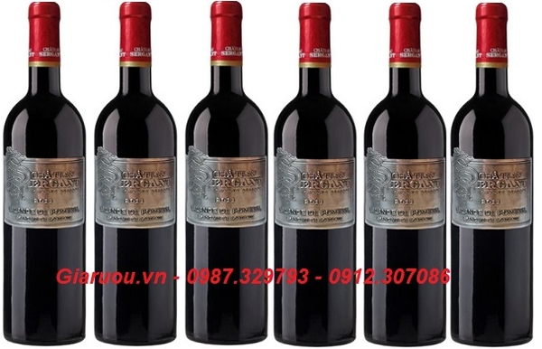 GIÁ RƯỢU VANG PHÁP CHATEAU SERGANT 990.000Đ