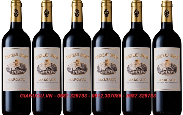 BÁN RƯỢU VANG PHÁP CHATEAU SIRAN MARGAUX GIÁ TỐT NHẤT THỊ TRƯỜNG