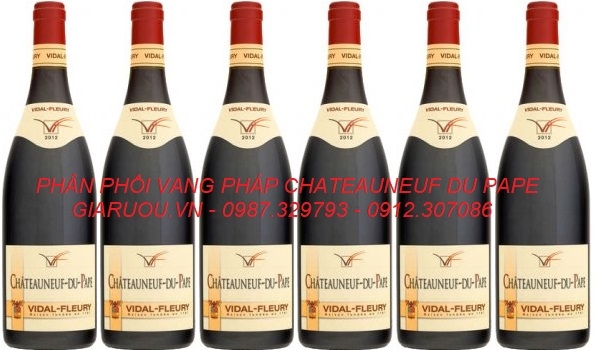 NHÀ PHÂN PHỐI VANG PHÁP CHATEAUNEUF DU PAPE VIDAL FLEURY GIÁ CỰC RẺ