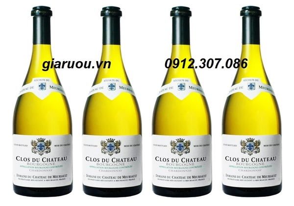 CUNG CẤP VANG PHÁP CLOS DU CHATEAU BOURGOGNE CHARDONNAY UY TÍN NHẤT