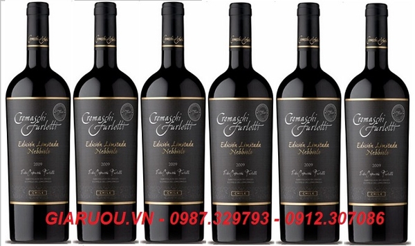 PHÂN PHỐI VANG CHILE CREMASCHI FURLOTTI LIMITED EDITION GIÁ CỰC TỐT