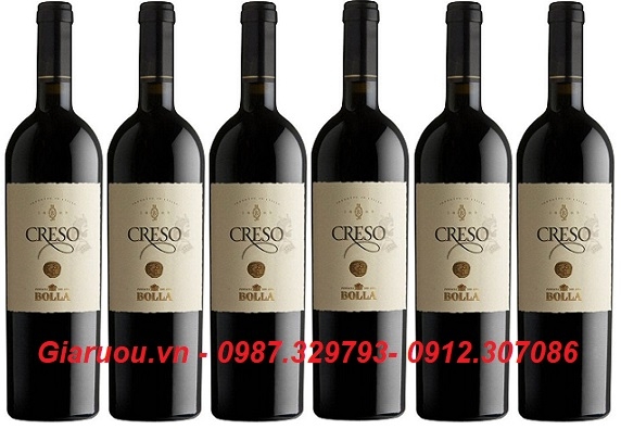 PHÂN PHỐI VANG Ý CRESO BOLLA GIÁ RẺ NHẤT