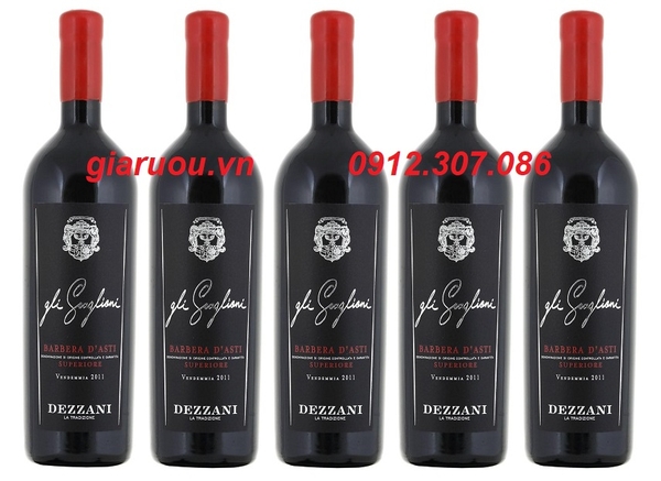 BÁN BUÔN VANG Ý GLI SCAGLIONI BARBERA D'ASTI DEZZANI GIÁ TỐT NHẤT