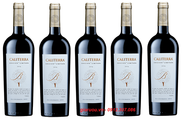 TỔNG ĐẠI LÝ VANG CHILE CALITERRA EDICION LIMITADA B TẠI MIỀN BẮC