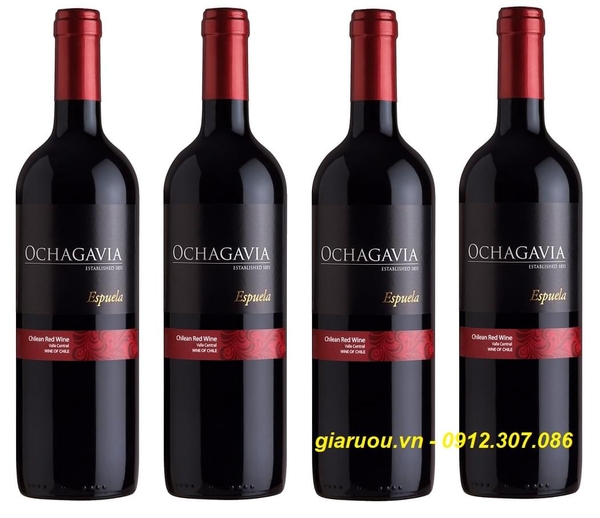 GIÁ SỐC: 155.000đ - VANG CHILE OCHAGAVIA ESPUELA RED WINE