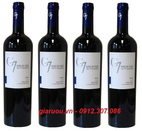 BÁN VANG CHILE G7 MERLOT CHÍNH HÃNG UY TÍN GIÁ TỐT NHẤT