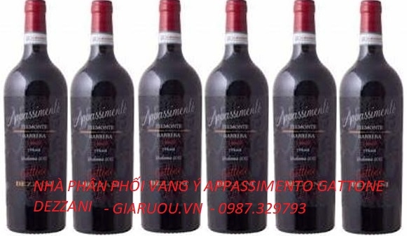 PHÂN PHỐI VANG Ý APPASSIMETO GATTONE DEZZANI GIÁ RẺ NHẤT