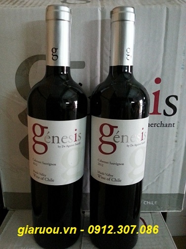 ƯU ĐÃI GIÁ TỐT NHẤT - VANG CHILE GENESIS CABERNET SAUVIGNON