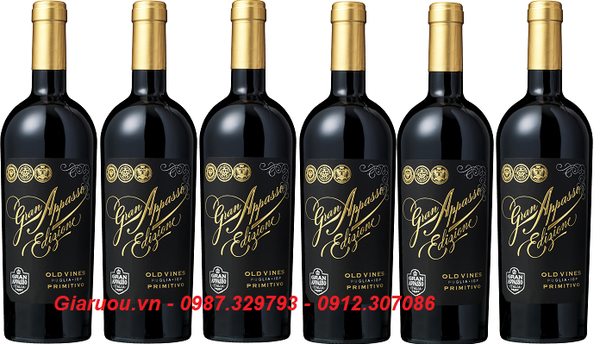 GIÁ RƯỢU VANG Ý GRAN APPASSO EDIZIONE OLD VINES CỰC RẺ