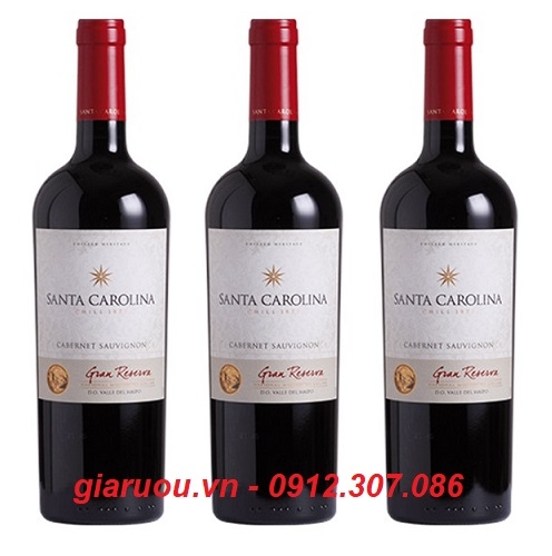 TỔNG ĐẠI LÝ VANG CHILE SANTA CAROLINA GRAN RESERVA CABERNET SAUVIGNON