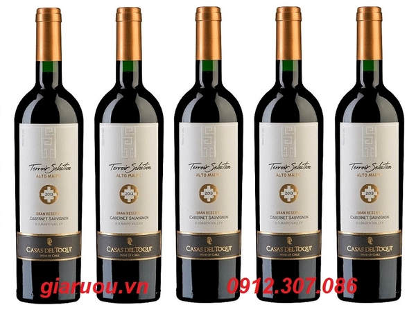 GIÁ VANG CHILE CASAS DEL TOQUI GRAN RESERVA CABERNET SAUVIGNON CỰC TỐT