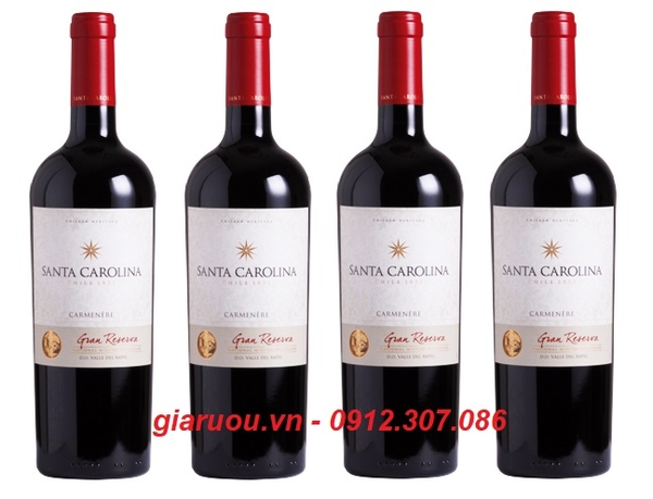 VANG CHILE SANTA CAROLINA GRAN RESERVA CARMENERE GIÁ TỐT