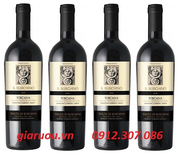 PHÂN PHỐI VANG Ý IL BURCHINO TOSCANA GIÁ CỰC RẺ TẠI GIARUOU.VN