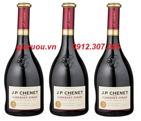 CHUYÊN PHÂN PHỐI VANG PHÁP JP CHENET CABERNET SYRAH GIÁ CỰC RẺ