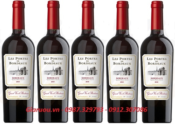 VANG PHÁP GIÁ RẺ 190.000Đ - LES PORTES DE BORDEAUX
