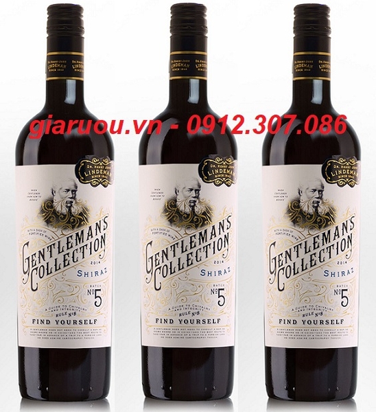 PHÂN PHỐI VANG ÚC LINDEMAN GENTLEMANS COLLECTION SHIRAZ 5 GIÁ RẺ
