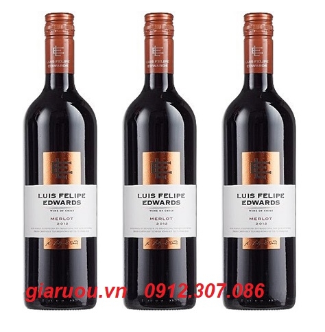 CUNG CẤP VANG CHILE LUIS FELIPE EDWARDS MERLOT CHÍNH HÃNG GIÁ TỐT