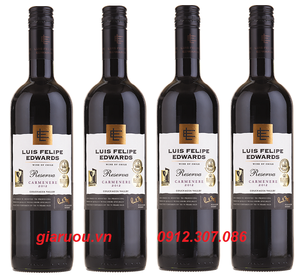 BÁN BUÔN GIÁ RẺ VANG CHILE LUIS FELIPE EDWARDS RESERVA CARMENERE