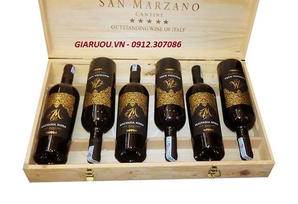 PHÂN PHỐI VANG Ý M MALVASIA NERA GIÁ TỐT NHẤT THỊ TRƯỜNG