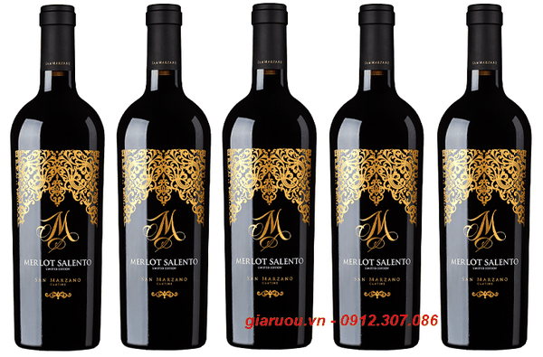 RƯỢU NGON GIÁ TỐT - VANG Ý M MERLOT SALENTO LIMITED EDITION