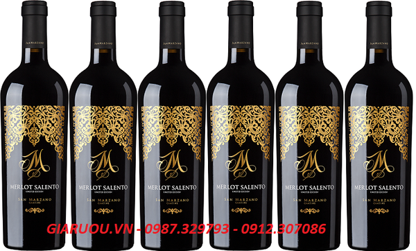 BÁN RƯỢU VANG Ý MERLOT SALENTO GIÁ RẺ NHẤT THỊ TRƯỜNG