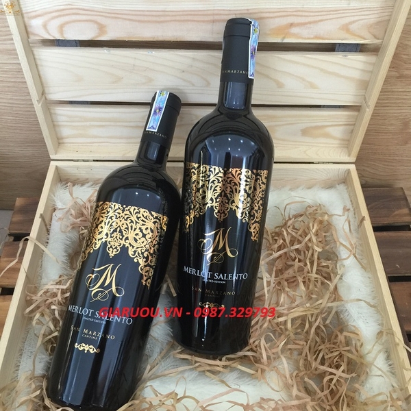 GIÁ RƯỢU VANG Ý M MERLOT SALENTO RẺ NHẤT