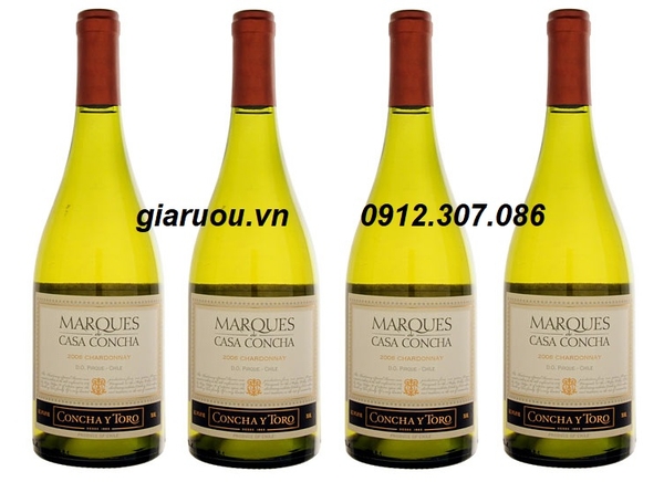 CUNG CẤP VANG CHILE MARQUES CASA CONCHA CHARDONNAY CHÍNH HÃNG