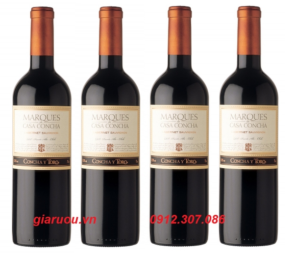 BÁN BUÔN VANG CHILE MARQUES CASA CONCHA CABERNET SAUVIGNON GIÁ CỰC RẺ