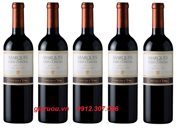 ĐẠI LÝ VANG CHILE MARQUES CASA CONCHA CARMENERE CONCHA Y TORO