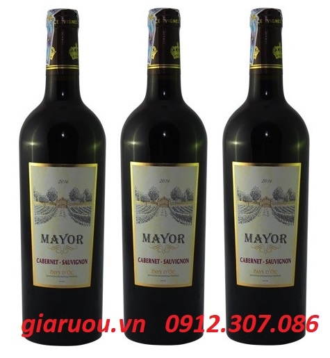 BÁN VANG PHÁP MAYOR CABERNET SAUVIGNON - HÀNG CHUẨN, GIÁ CỰC RẺ